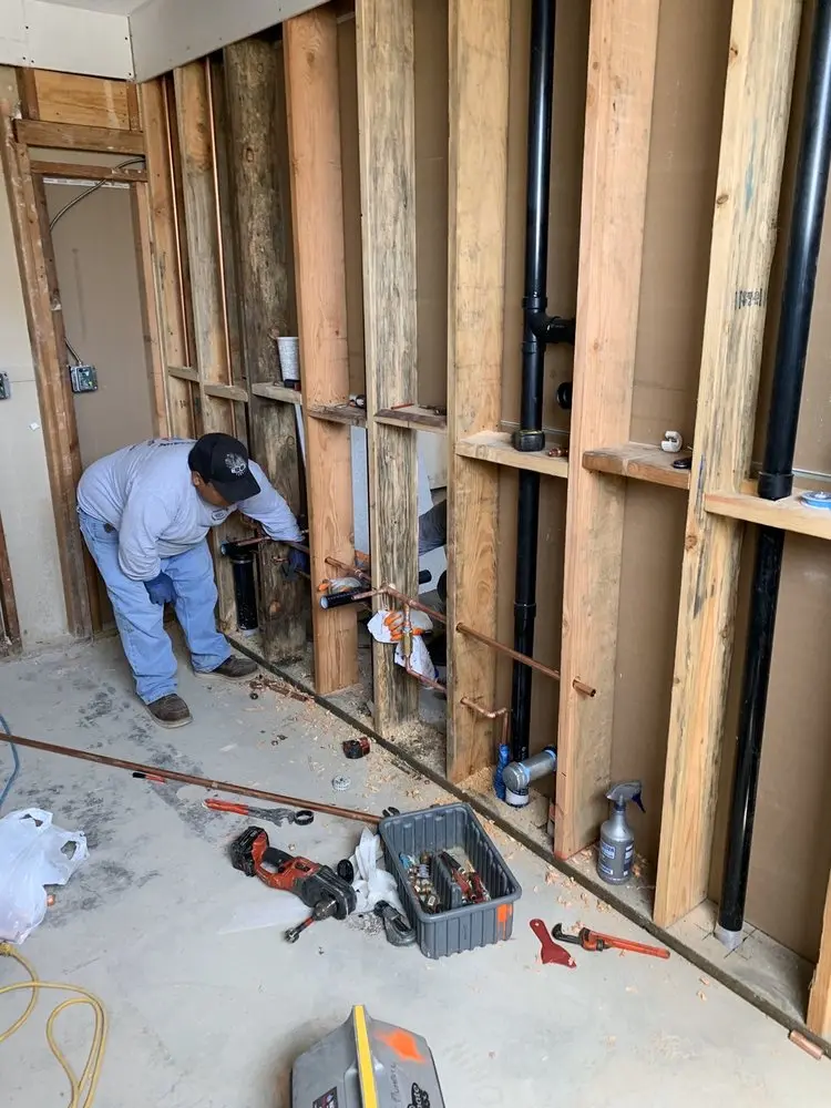 Commercial rough-in plumbing for Gas Line Repair in Gifford